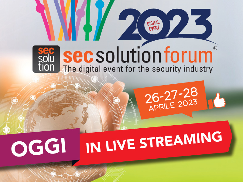 Al via oggi secsolutionforum (on line e gratuito)